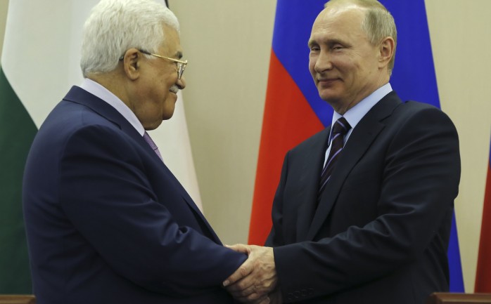 الرئيس محمود عباس والرئيس الروسي فلاديمير بوتين